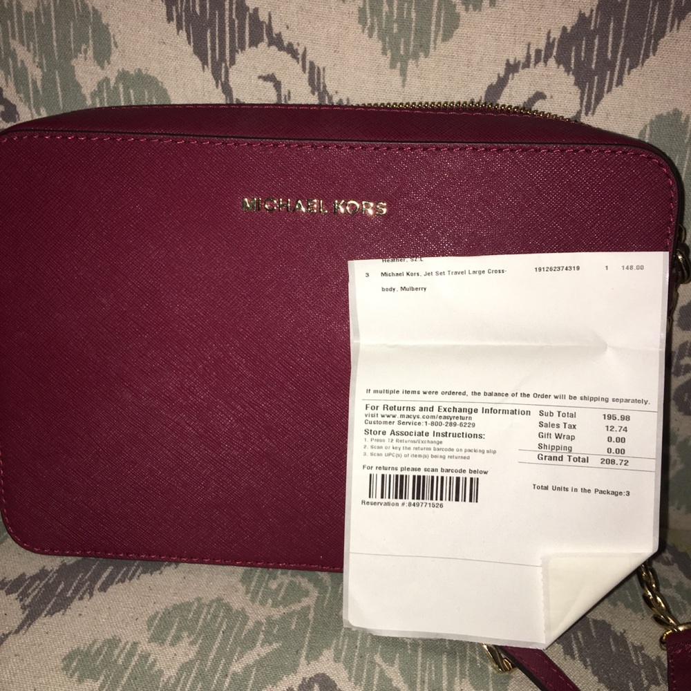 Two Micheal Kors Handbags